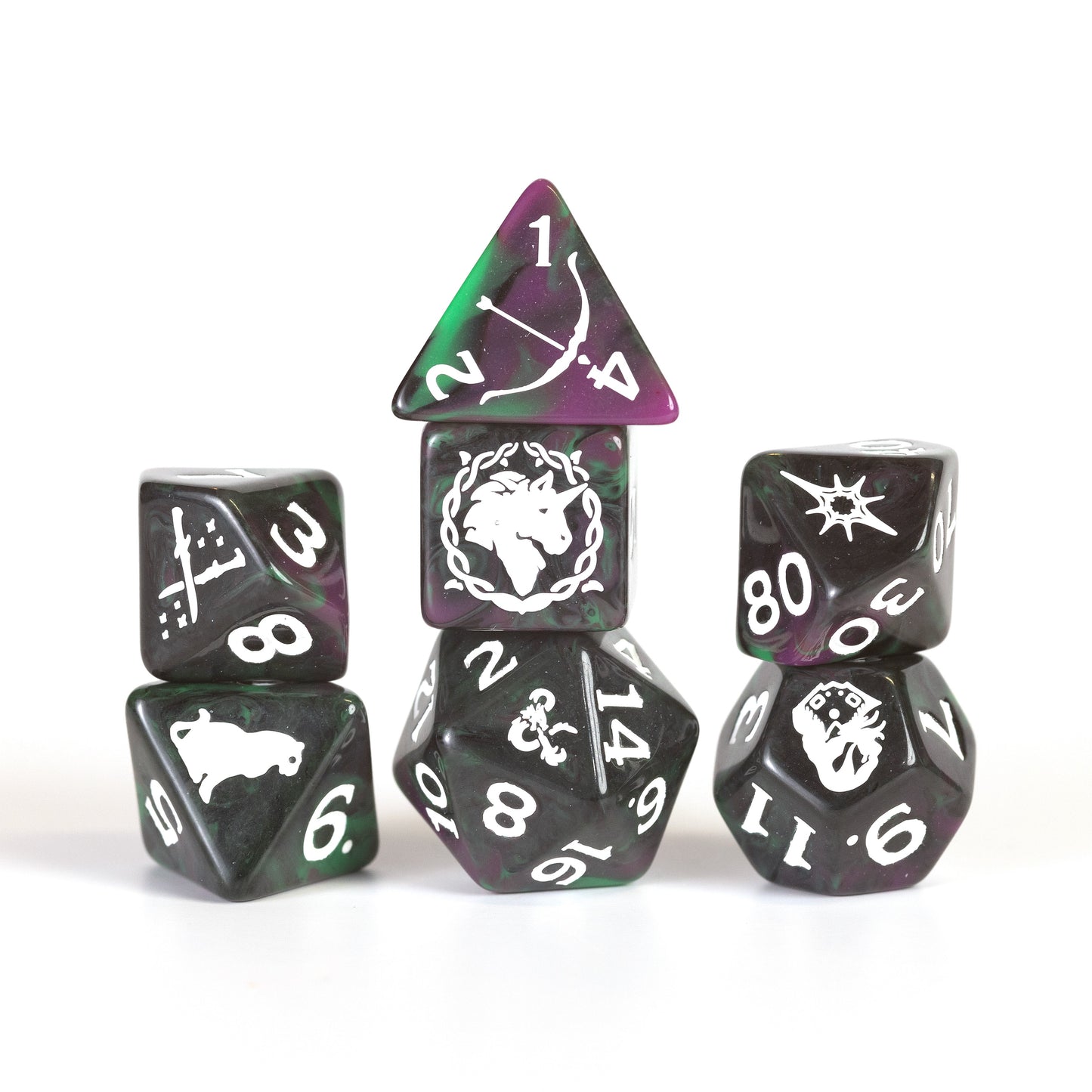 Sirius Dice D&D Dungeons & Dragons Adventure Dice - Legend of Drizzt