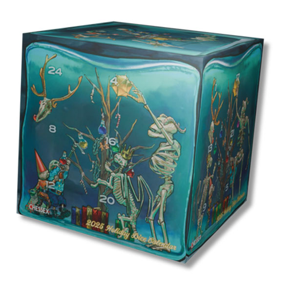 Chessex 2025 Holiday Dice Calendar
