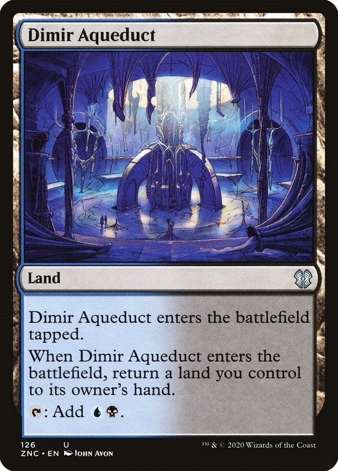 Image for Dimir Aqueduct (126) (ZNC) - Magic: The Gathering