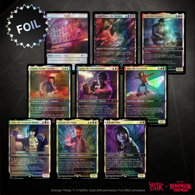 MTG Secret Lair Drop Series Stranger Things