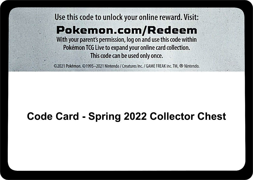 Image for Code Card - Spring 2022 Collector Chest - Pokemon