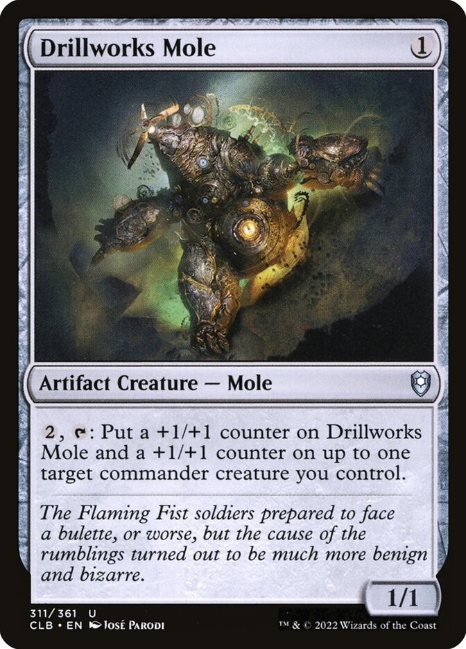 Image for Drillworks Mole (311) (CLB) - Magic: The Gathering