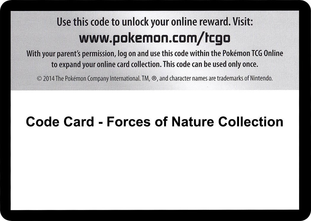 Image for Code Card - Forces of Nature Collection - Pokemon
