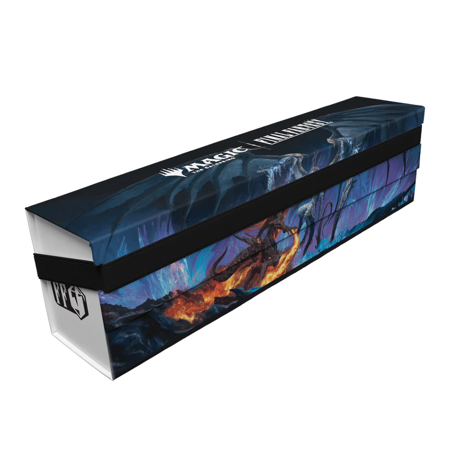 Ultra Pro MTG Universes Beyond: Final Fantasy Bahamut and Ifrit 500+ Flat Pack Storage Box