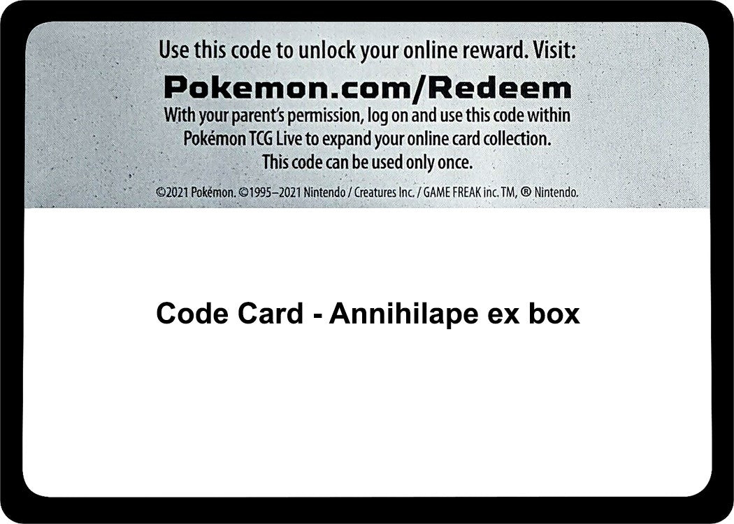 Image for Code Card - Annihilape ex box - Pokemon