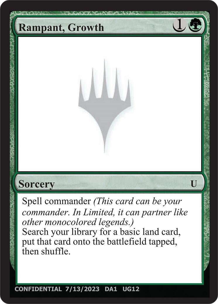 Image for Rampant, Growth - Magic: The Gathering