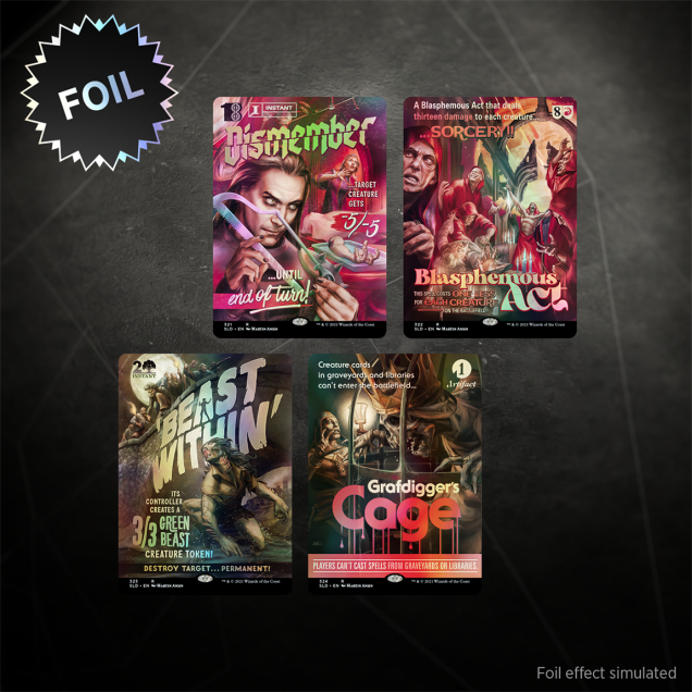 MTG Secret Lair Drop Series Monster Movie Marathon