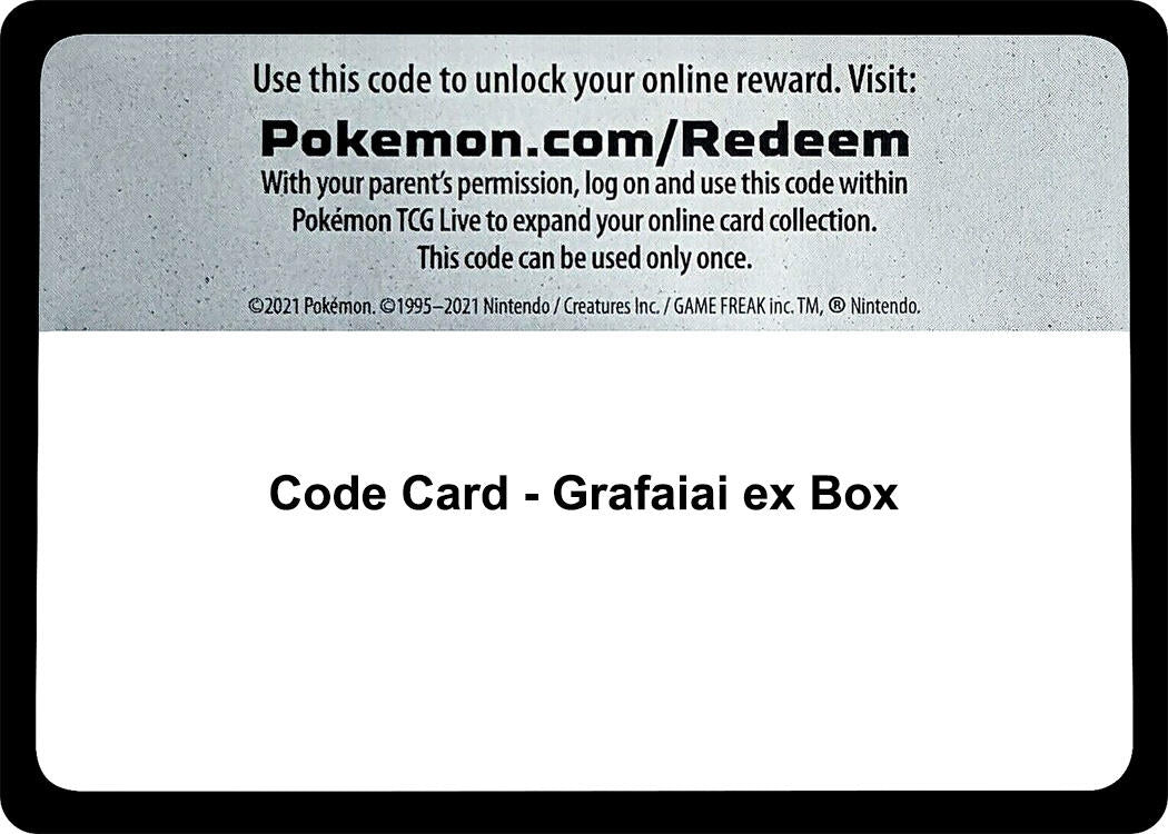 Image for Code Card - Grafaiai ex Box - Pokemon