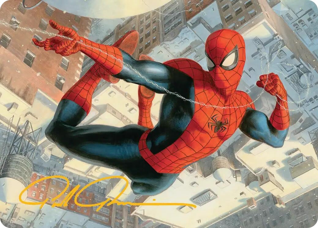 Image for Spider-Man, Peter Parker Art Card (Gold-Stamped Signature) (53) - Magic: The Gathering