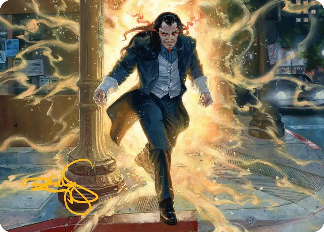 Image for Morlun, Devourer of Spiders Art Card (Gold-Stamped Signature) (9) - Magic: The Gathering