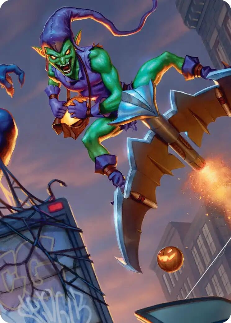 Image for Green Goblin, Nemesis Art Card - Magic: The Gathering