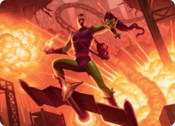 Image for Green Goblin, Revenant Art Card (27) - Magic: The Gathering