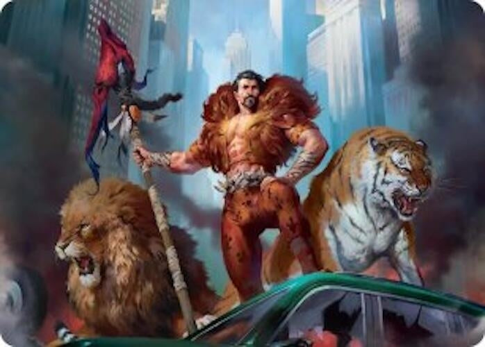 Image for Kraven, Proud Predator Art Card (28) - Magic: The Gathering