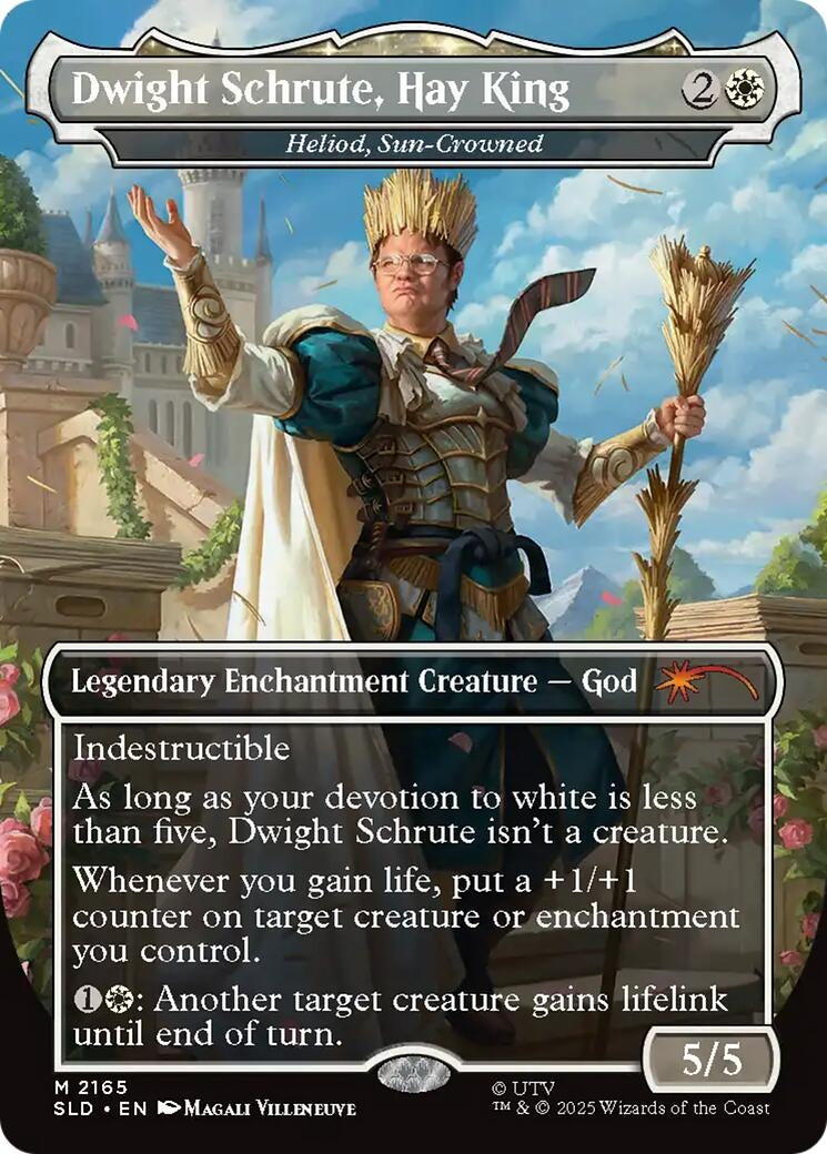 Image for Dwight Schrute, Hay King - Heliod, Sun-Crowned (2165) - Magic: The Gathering