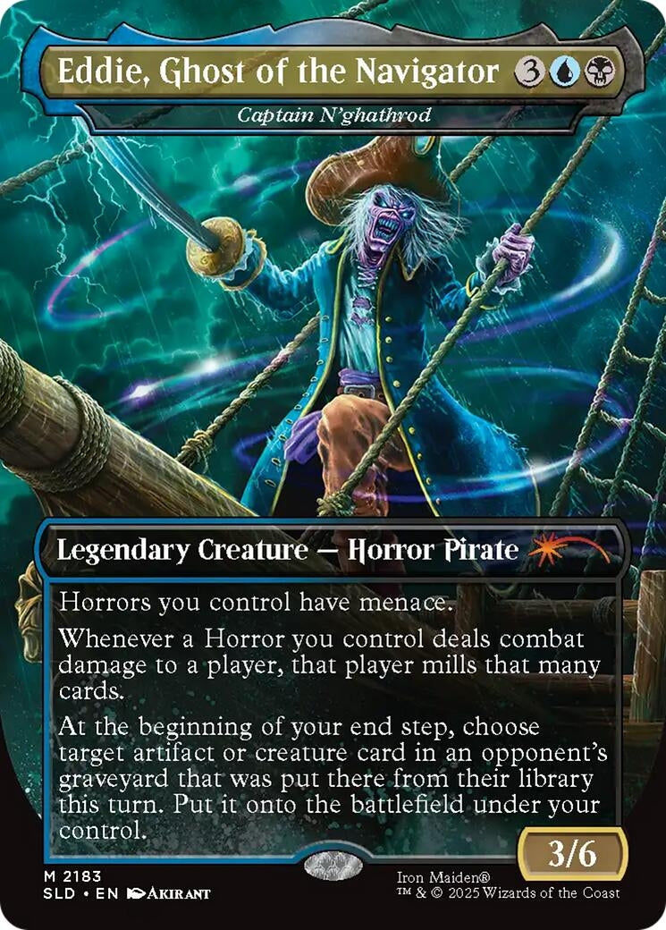 Image for Eddie, Ghost of the Navigator - Captain N'ghathrod (2183) - Magic: The Gathering