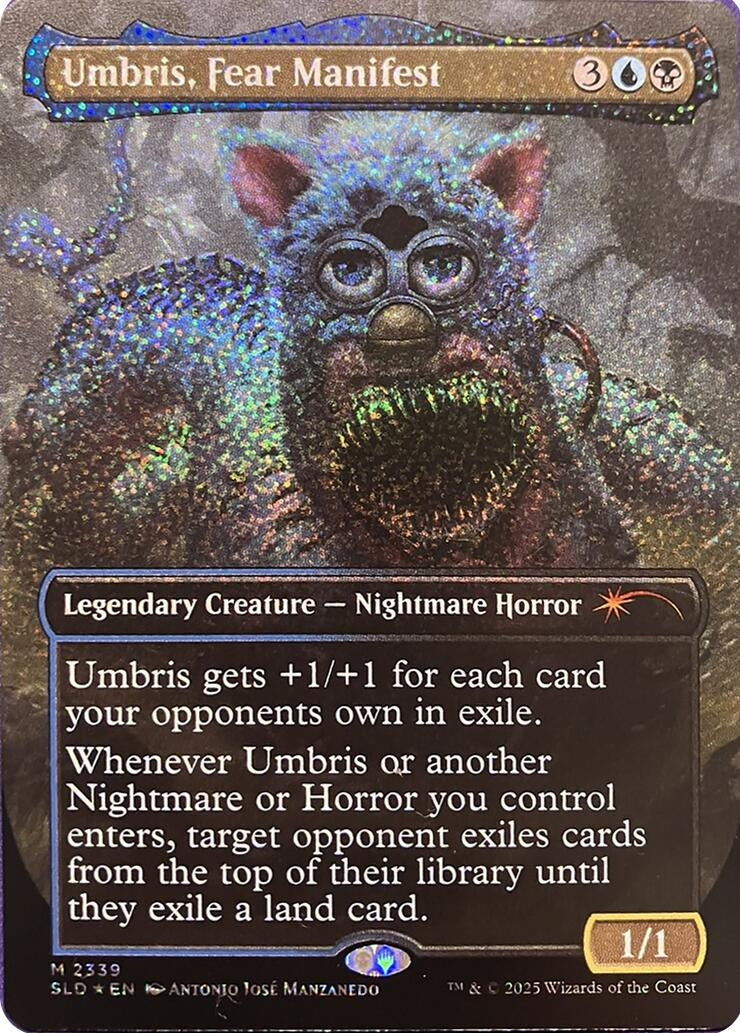 Image for Umbris, Fear Manifest (Confetti Foil) (2339) - Magic: The Gathering