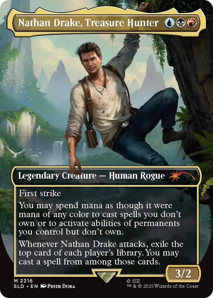 Image for Nathan Drake, Treasure Hunter (2216) - Magic: The Gathering