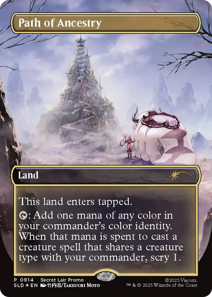 Image for Path of Ancestry (0914) (Rainbow Foil) (914) - Magic: The Gathering