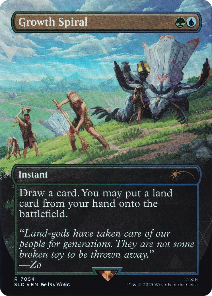 Image for Growth Spiral (Rainbow Foil) (7054) - Magic: The Gathering