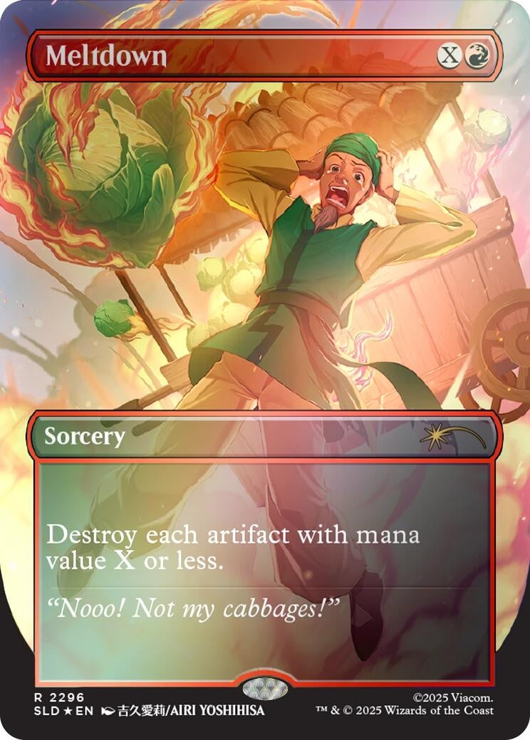 Image for Meltdown (Rainbow Foil) (2296) - Magic: The Gathering