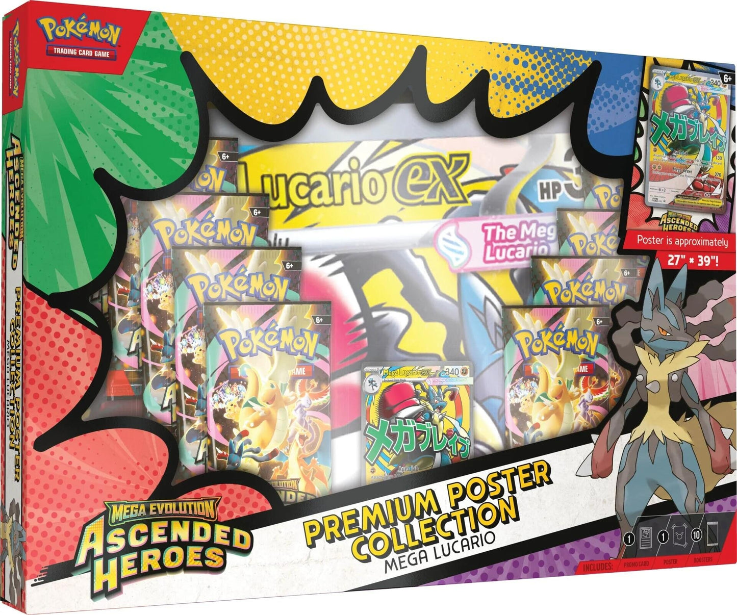Pokemon Mega Evolution Ascended Heroes Premium Poster Collection