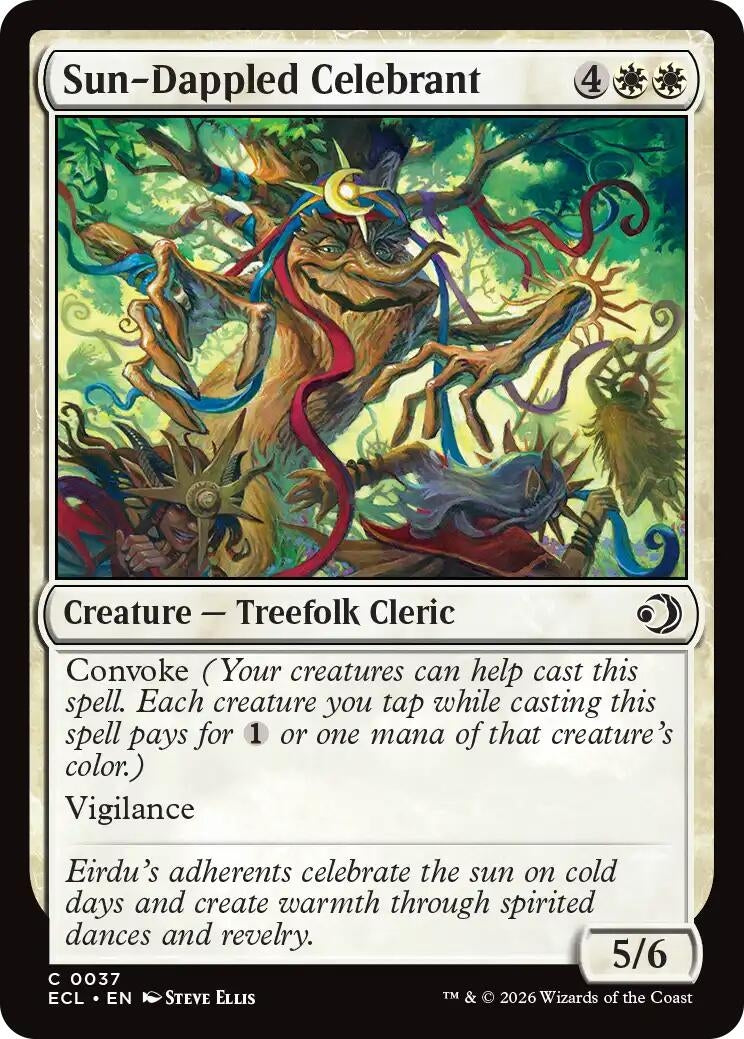 Image for Sun-Dappled Celebrant (37) (ECL) - Magic: The Gathering