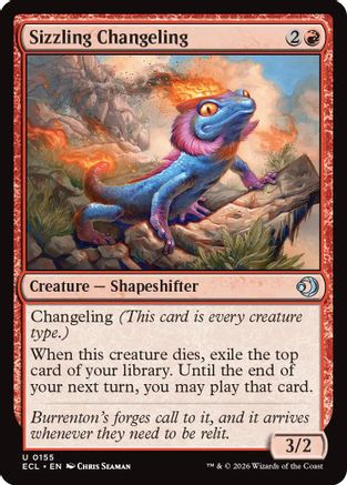 Sizzling Changeling (155) (ECL)