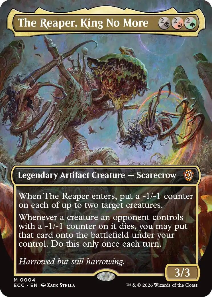 Image for The Reaper, King No More (Borderless) (4) - Magic: The Gathering