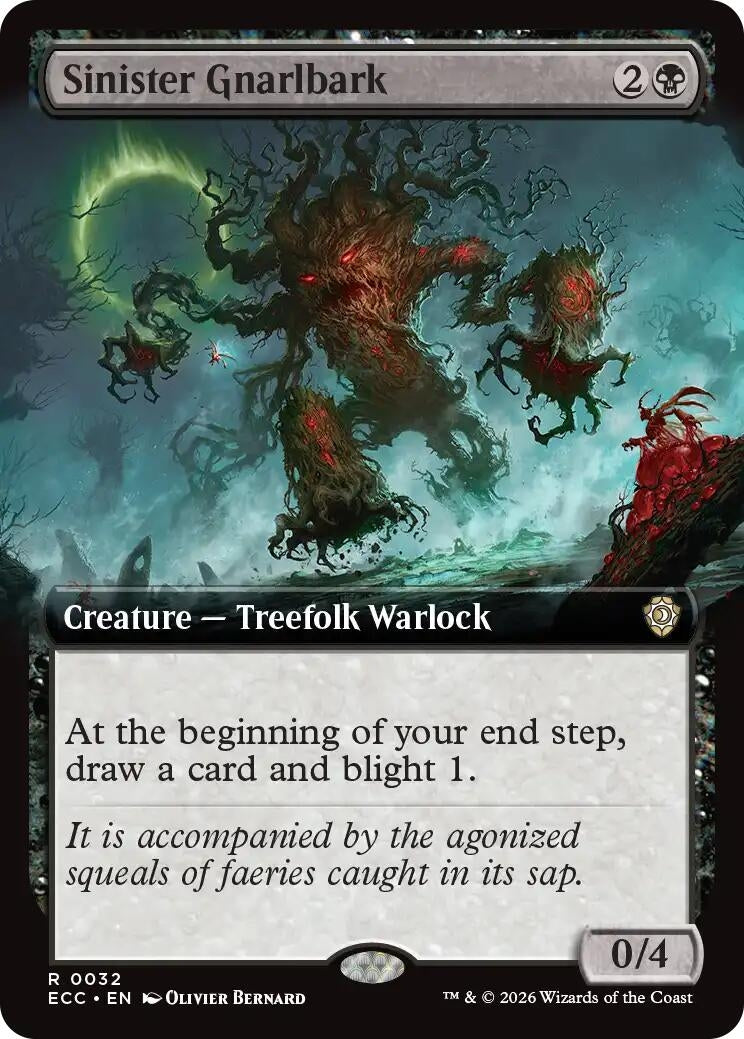 Image for Sinister Gnarlbark (Extended Art) (32) - Magic: The Gathering