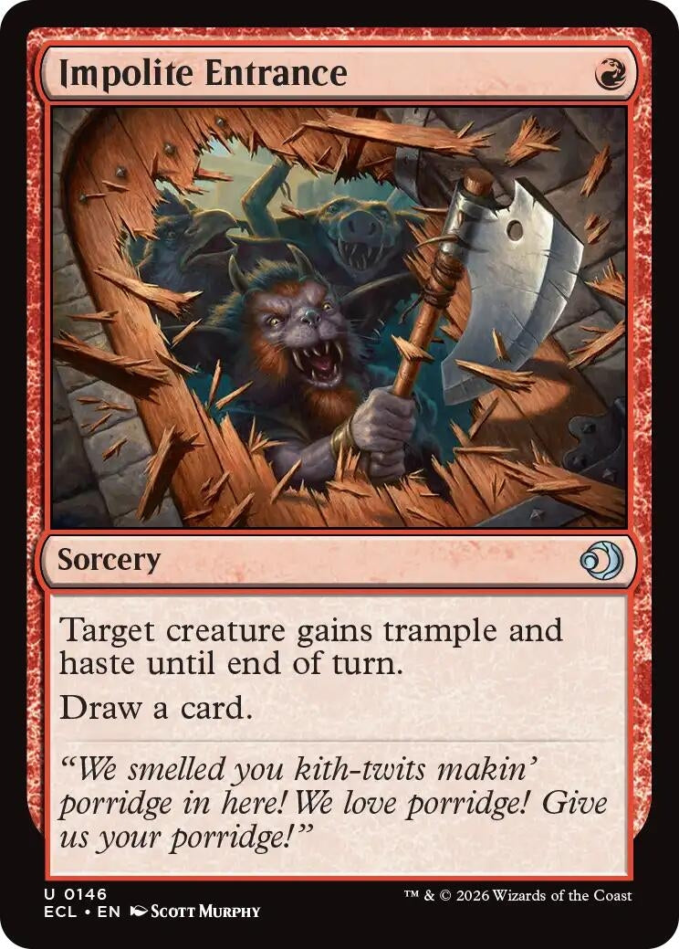 Image for Impolite Entrance (146) - Magic: The Gathering