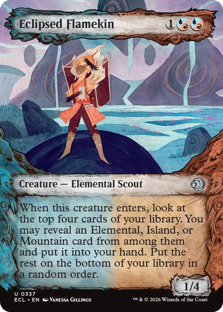 Image for Eclipsed Flamekin (Showcase) (337) - Magic: The Gathering