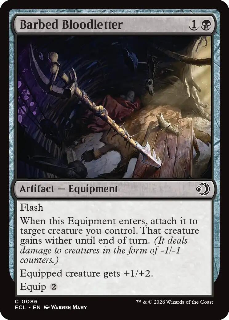 Image for Barbed Bloodletter (86) - Magic: The Gathering