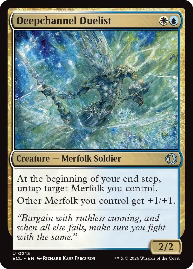 Image for Deepchannel Duelist (213) - Magic: The Gathering