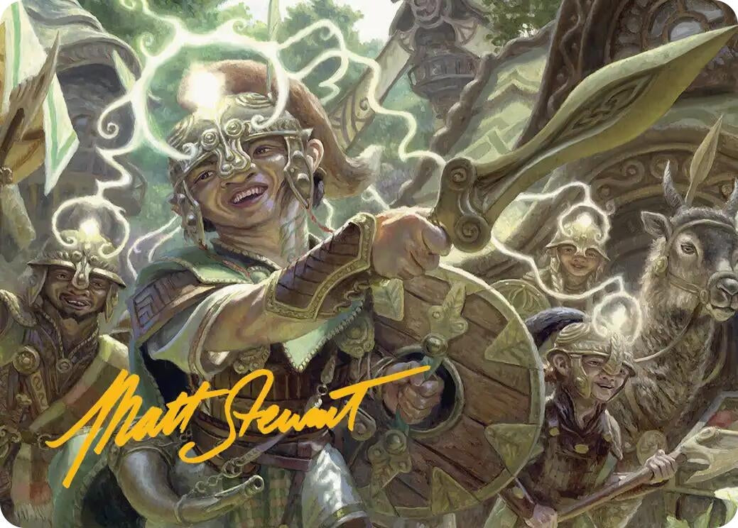 Image for Thoughtweft Lieutenant Art Card (Gold-Stamped Signature) - Magic: The Gathering