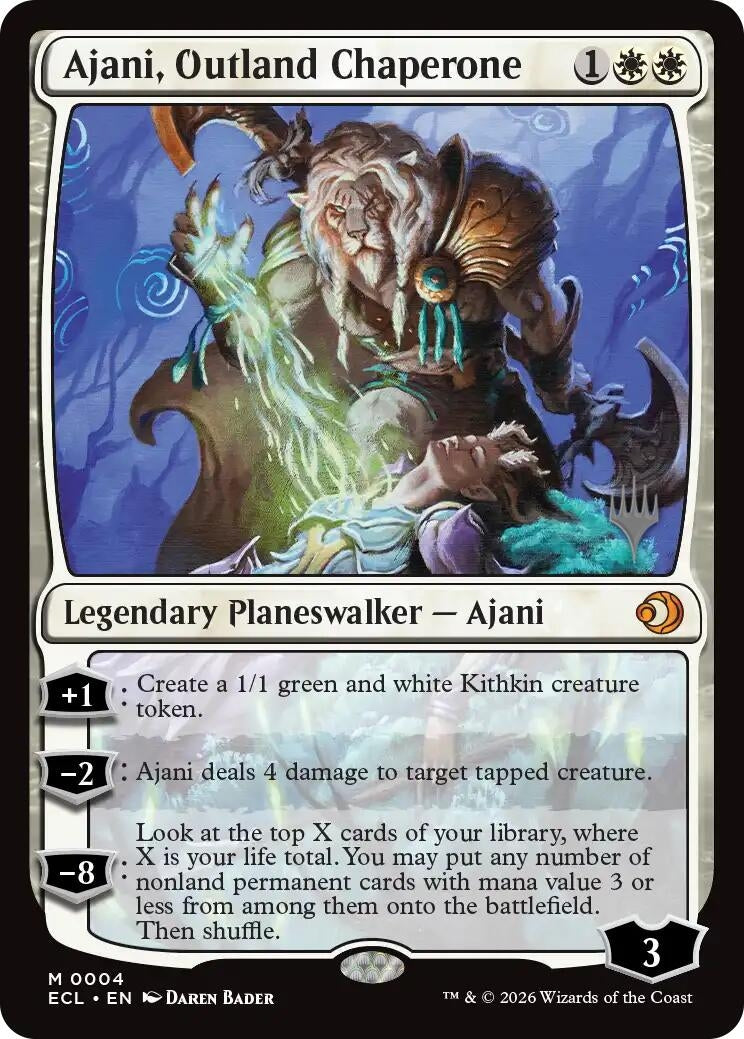 Image for Ajani, Outland Chaperone (4) - Magic: The Gathering