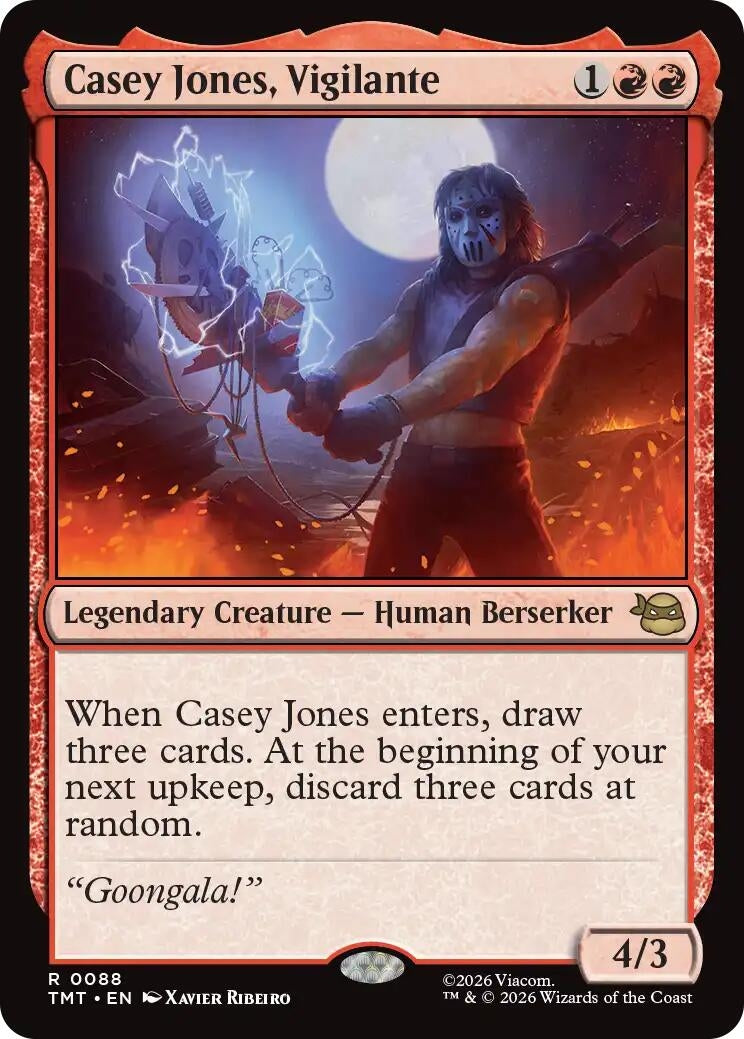Image for Casey Jones, Vigilante (88) - Magic: The Gathering