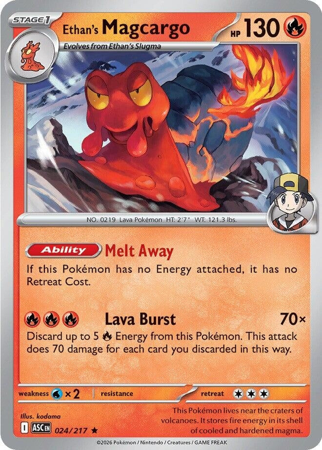 Image for Ethan's Magcargo (024/217) (ASC) - Pokemon