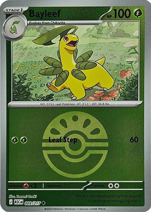Image for Bayleef (Friend Ball) (009/217) (ASC) - Pokemon