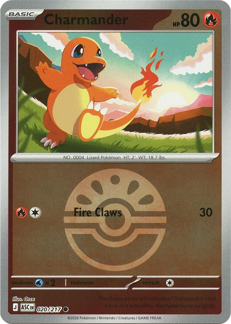 Image for Charmander (Friend Ball) (020/217) (ASC) - Pokemon