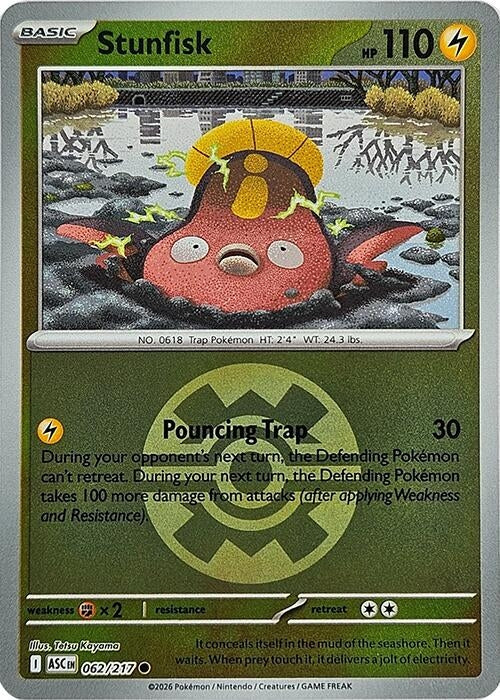 Image for Stunfisk (Quick Ball) (062/217) (ASC) - Pokemon