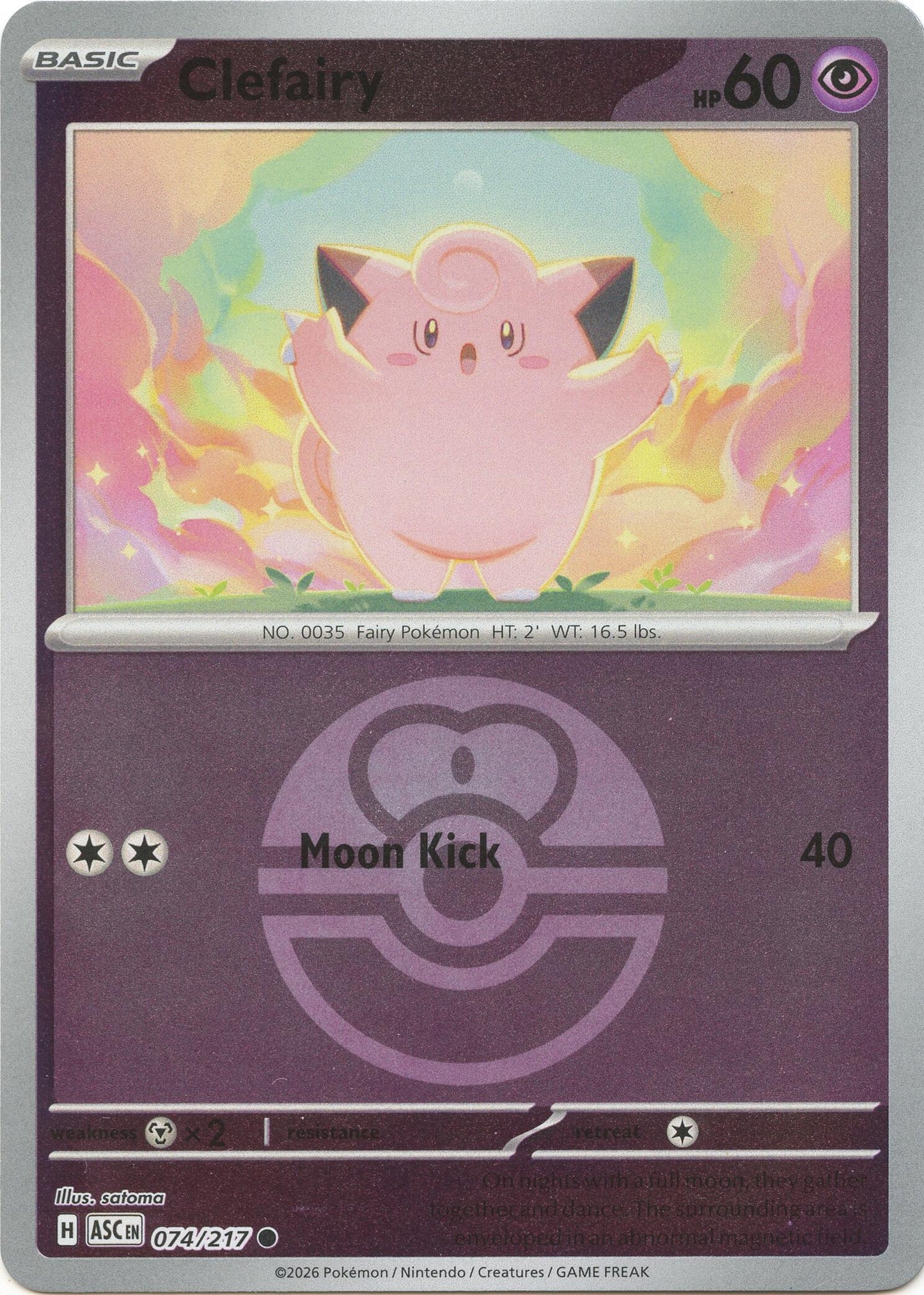 Image for Clefairy (Love Ball) (074/217) (ASC) - Pokemon