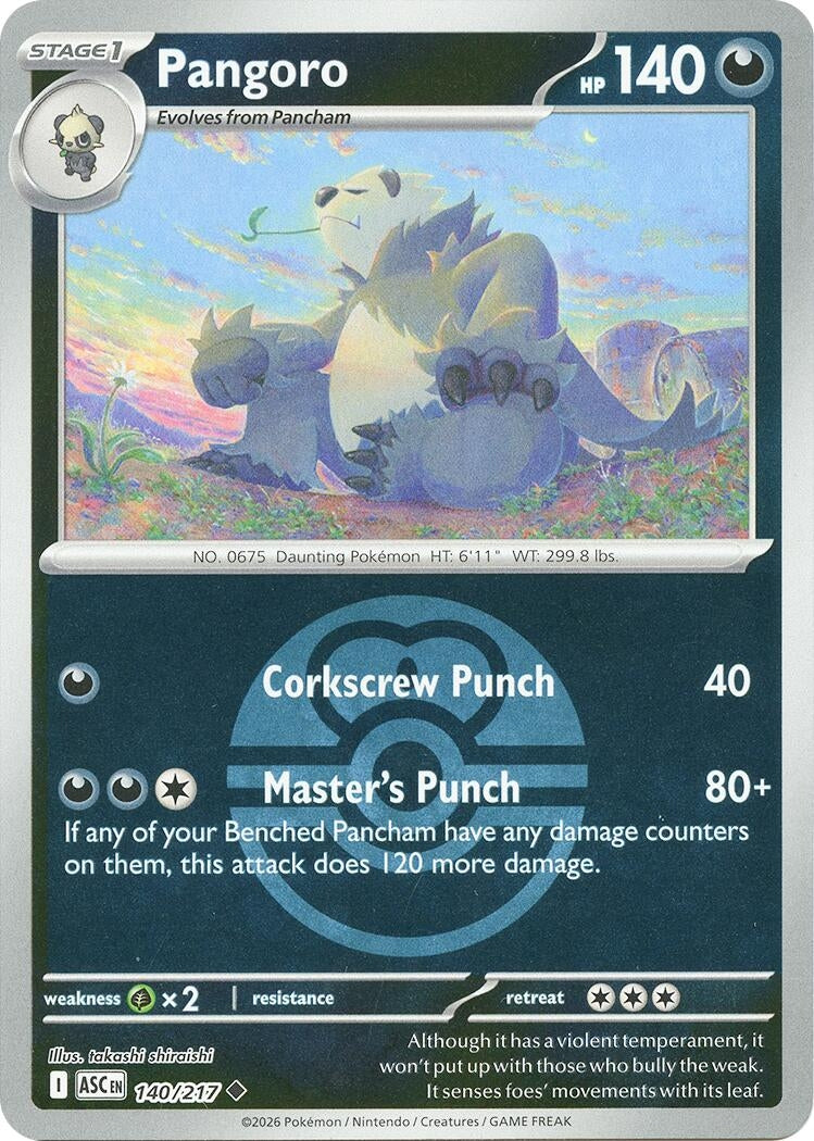 Image for Pangoro (Love Ball) (140/217) (ASC) - Pokemon