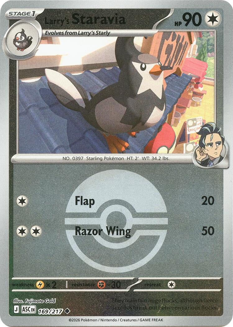 Image for Larry's Staravia (Poke Ball) (169/217) (ASC) - Pokemon
