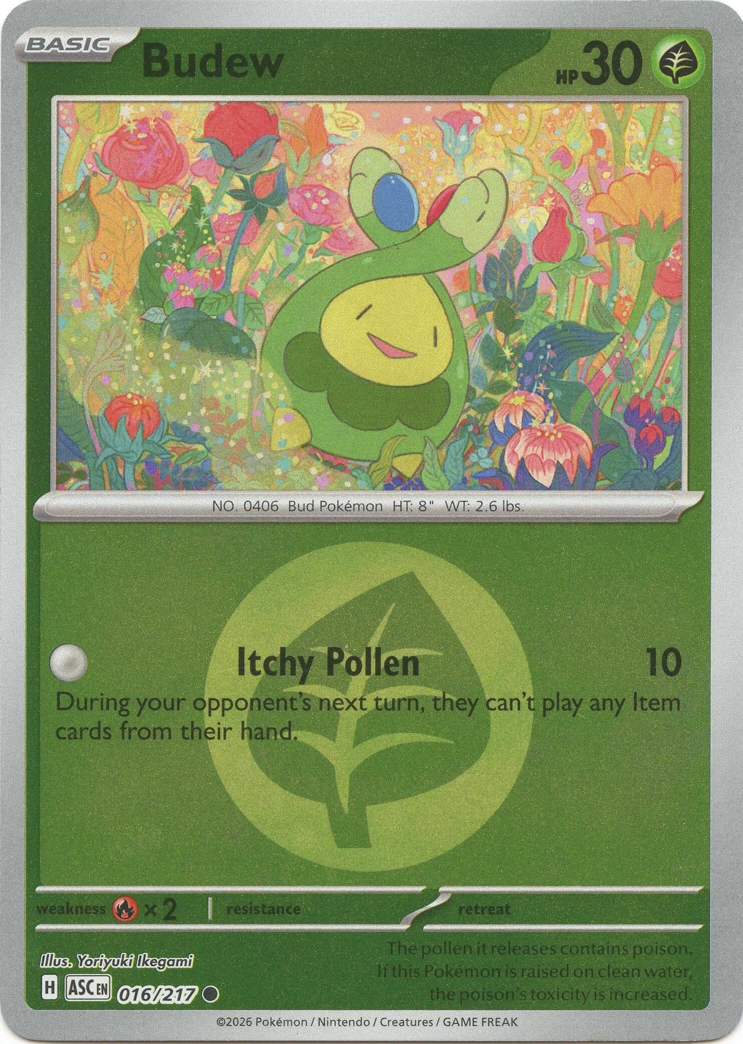Image for Budew - 016/217 (Energy Symbol Pattern) (016/217) (ASC) - Pokemon