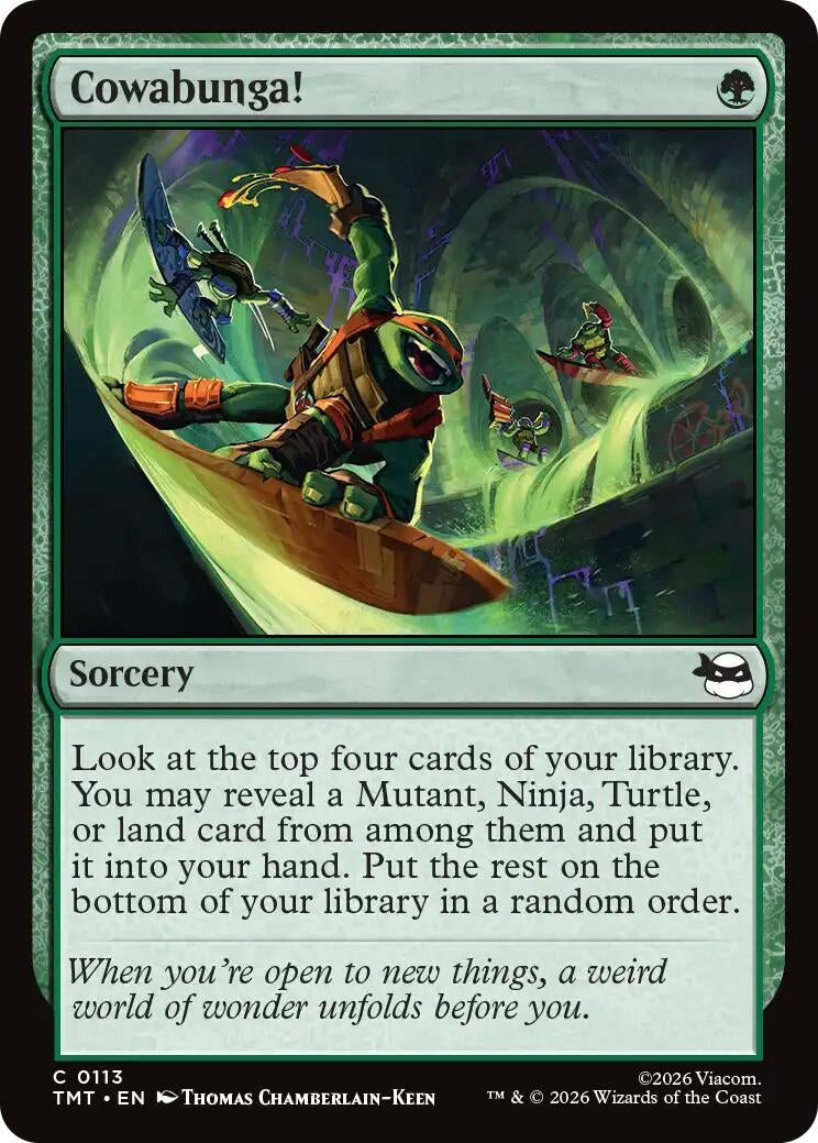 Image for Cowabunga! (113) (TMT) - Magic: The Gathering