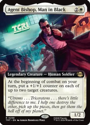 Agent Bishop, Man in Black (Extended Art) (258) (TMT)