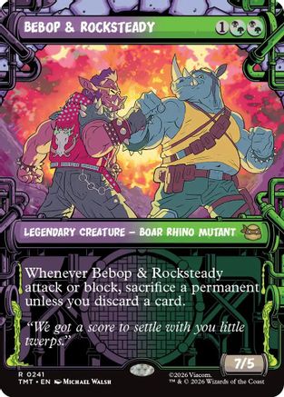 Bebop & Rocksteady (Showcase) (241) (TMT)