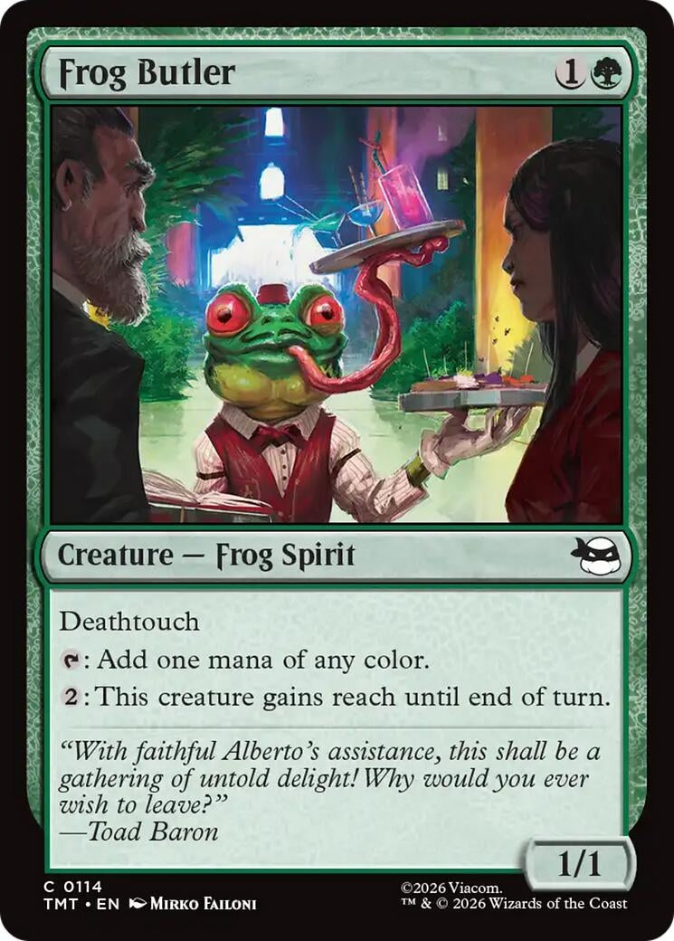 Image for Frog Butler (114) (TMT) - Magic: The Gathering