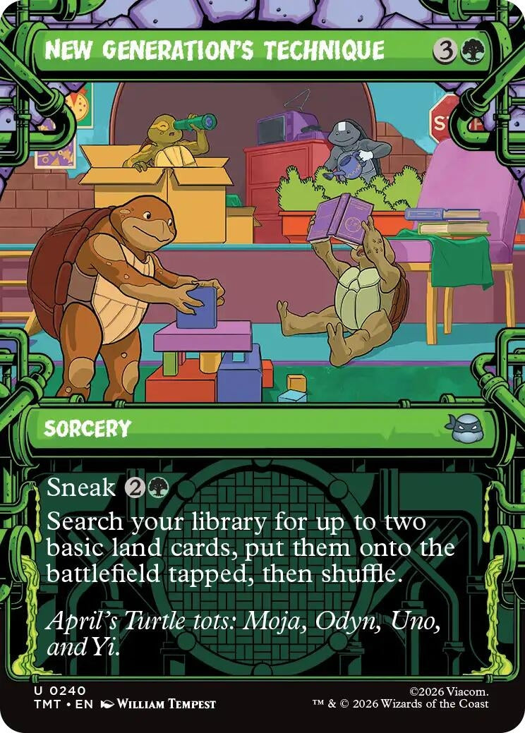 Image for New Generation's Technique (Showcase) (240) (TMT) - Magic: The Gathering