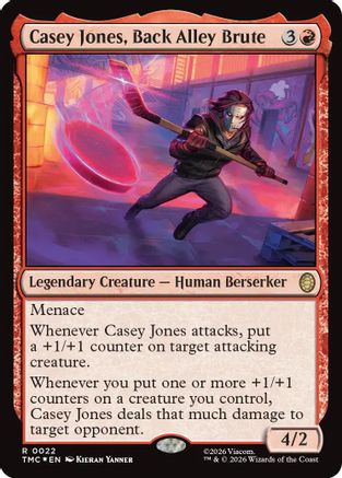 Casey Jones, Back Alley Brute (Surge Foil) (22) (TMC)